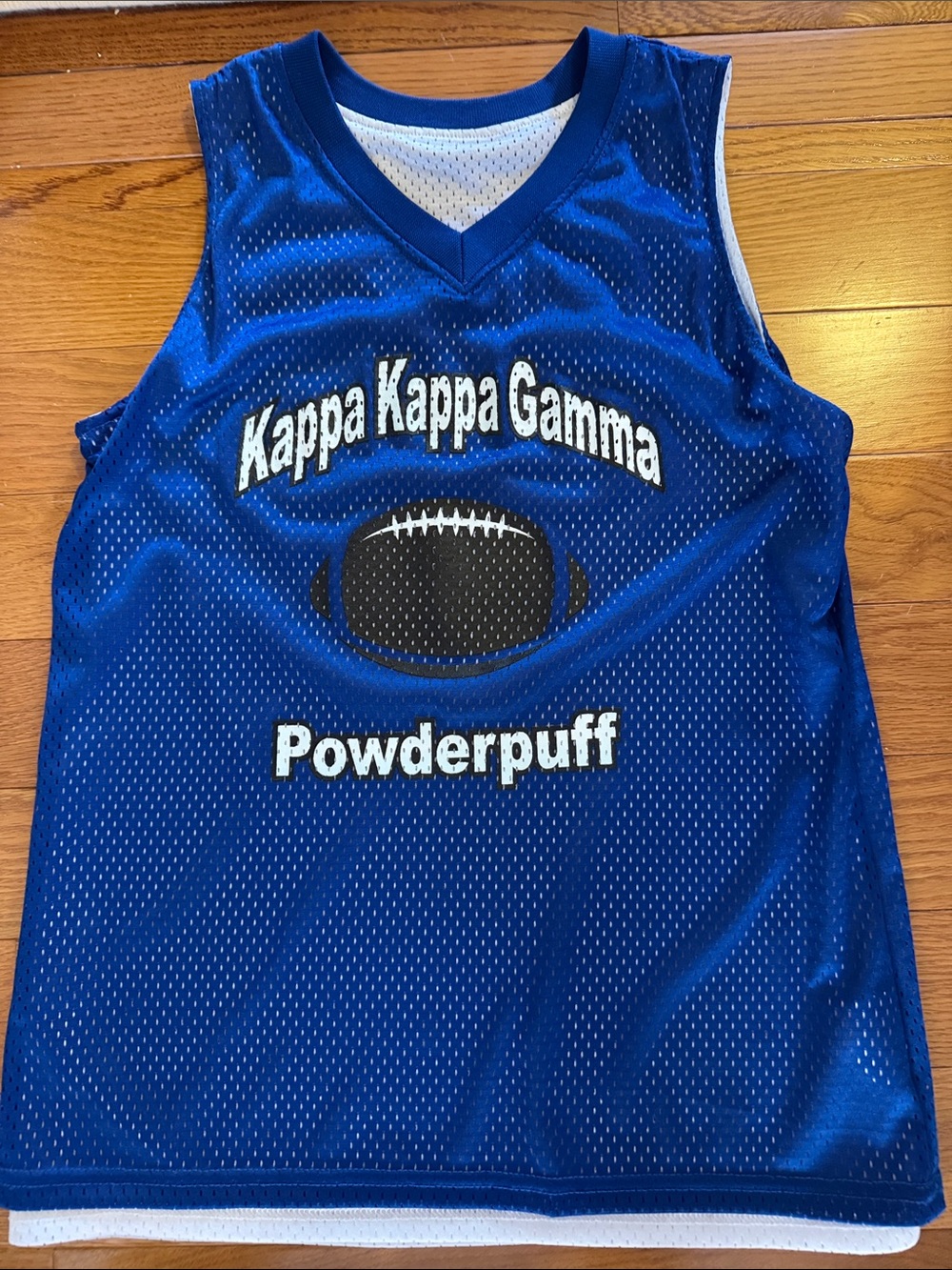 Kappa Kappa Gamma Blue Powderpuff Mesh Team Jersey